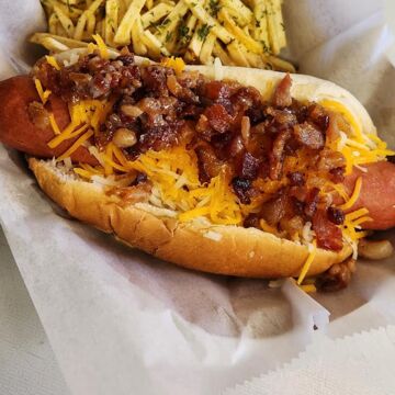 BBQ Bacon dog