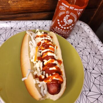 Sriracha Slaw dog