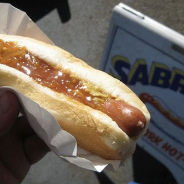 Sabrett NY hot dog