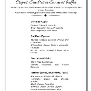 Grande Soiree French Buffet