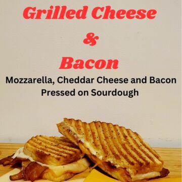 Grilled cheese and bacon