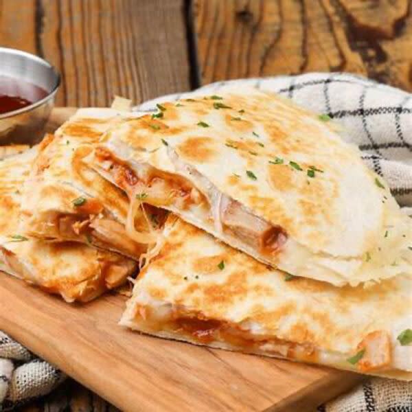 BBQ chicken quesadilla