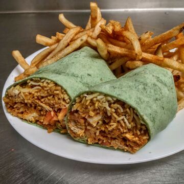 Paneer Tikka Masala Wrap