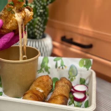 Birria Egg Rolls