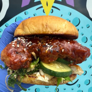 Korean fried chicken sandwich