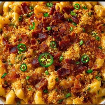 Loaded Jalapeno and Bacon Mac & Cheese Bowl