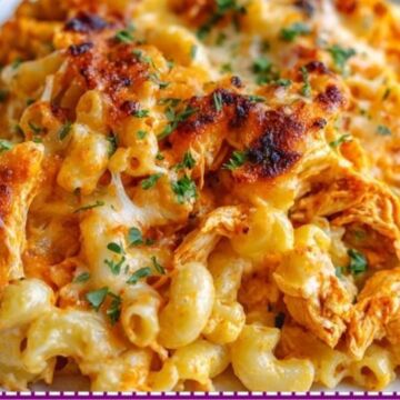 Buffalo Loaded Mac & Cheese Bowl