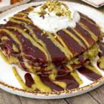 Dubai Chocolate Pancakes