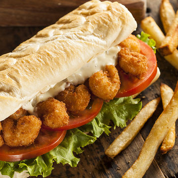 Zesty Shrimp Po-Boy