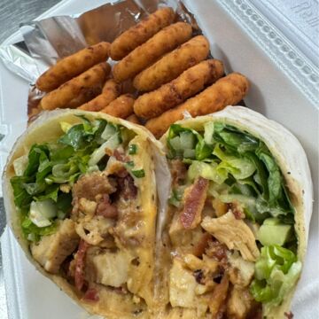 Grilled Chicken Wrap Meal
