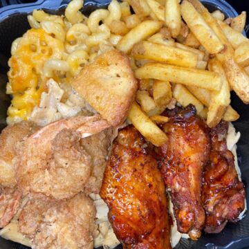 Wing & Shrimp Dinner