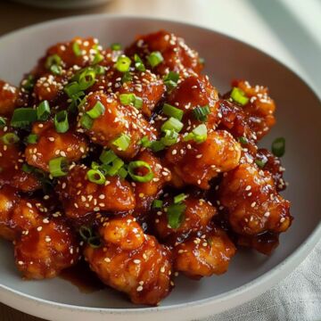 Chicken teriyaki popcorn