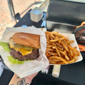 Combo- Single Smash Burger & Side of Fries