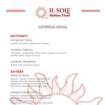 IL SOLE ITALIAN FOOD #CLARK