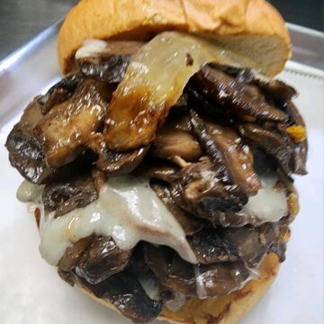 Mushroom & Swiss Burger