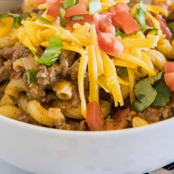 Tex mex Mac and Cheese Bowl