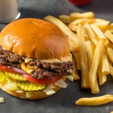 Smashburger w/ Fries & Drink