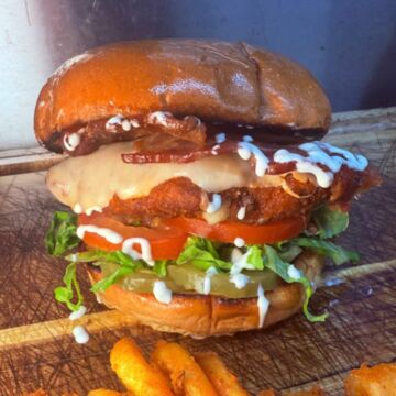 Crispy Buffalo Chicken Stack