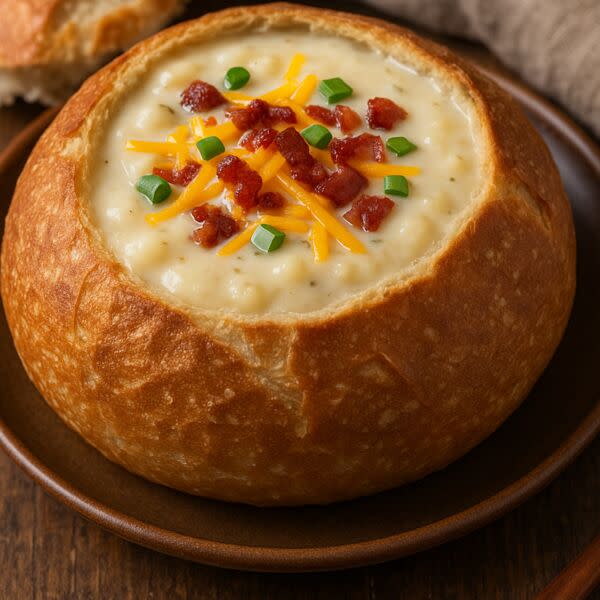 Potato Soup Bread Bowl