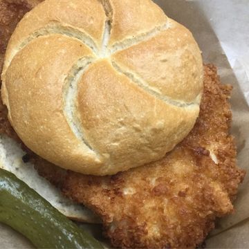Chicken Schnitzel Sandwich