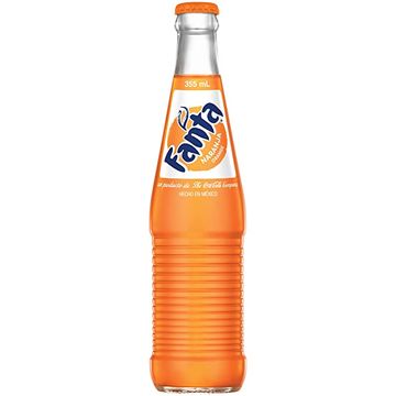 Glass Bottle Fanta Orange Soda