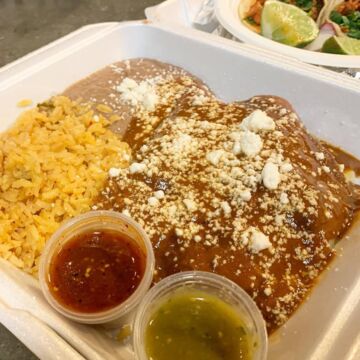 Mole Enchiladas