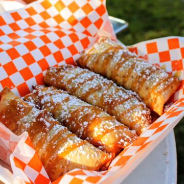 Caramel Apple Pie Roll