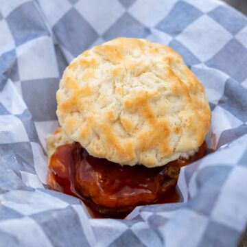 Hot Honey Chicken Biscuit