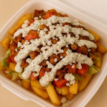 CHICKEN GYRO FRIES BOWL