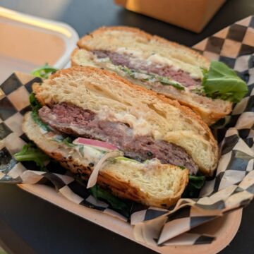 Lamb Burger Combo