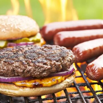Grilled Burgers or Hot Dogs