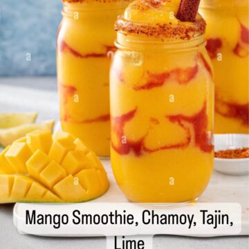 Mango, Chamoy Tajin, Lime Smoothie