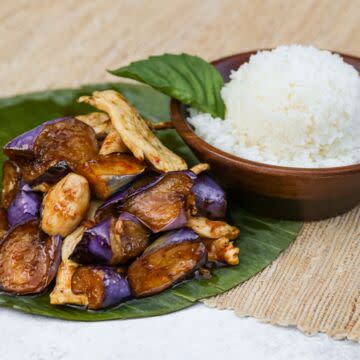 Sweet & Sticky Eggplant