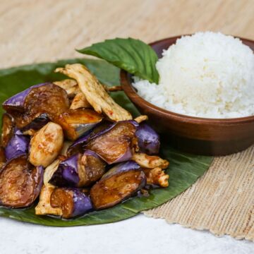 Sweet & Sticky Eggplant
