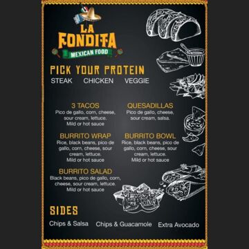 La fondita mexican food