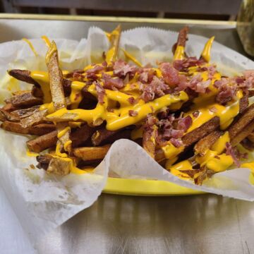 Bacon cheese fries