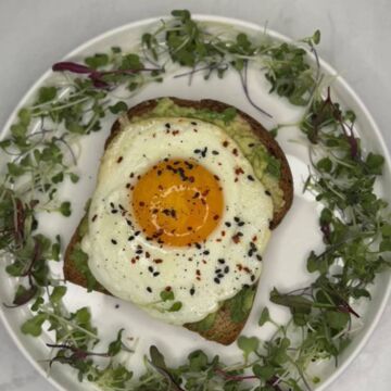 Breakfast: Avocado Egg Toast