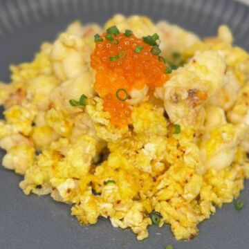 Breakfast: Scrambled Eggs w/ Lobster