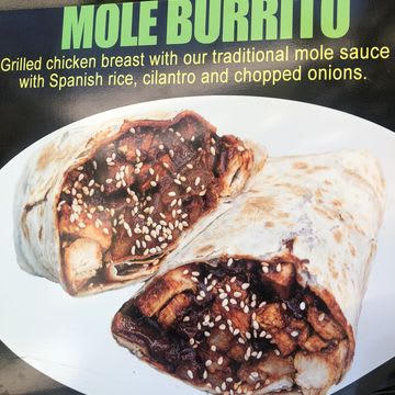 Chicken Mole Burrito