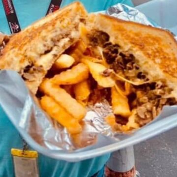 Shawarma  Melt  sandwich /frie