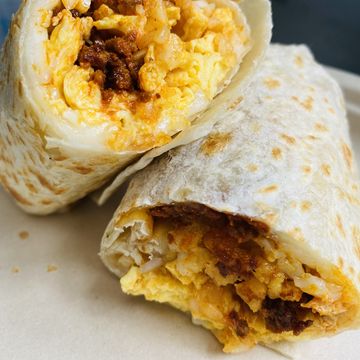 Eggs & Chorizo Burrito