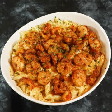 Seafood Alfredo Pasta