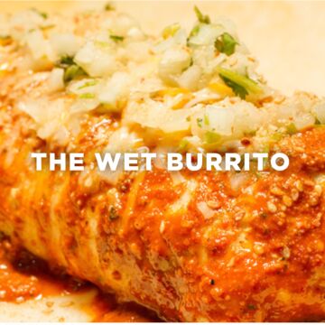 SPICY PORK WET BURRITO