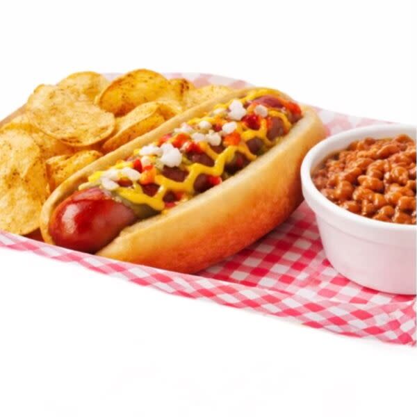 GEICO Lunch Special - 1/4lb All Beef Hot Dog & Chips