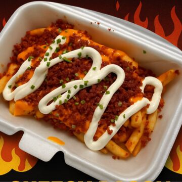 Cheesy Bacon Bomb Fry