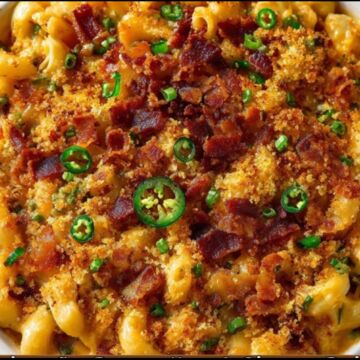 Bacon Loaded Mac Bowl