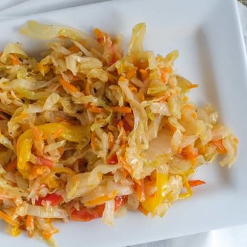 Steam Cabbage & Carrots