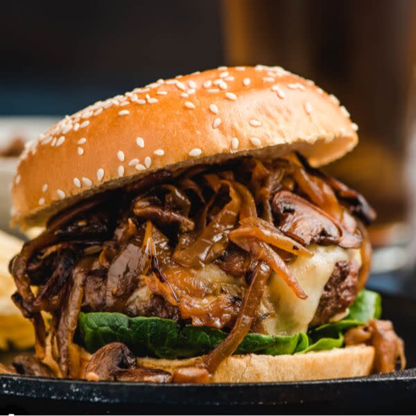 Double Mushroom Smashburger