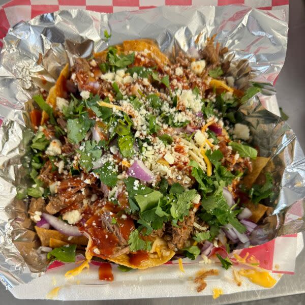 Birria Loaded Nachos