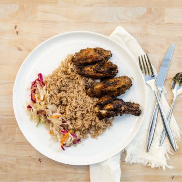 Haitian Jerk Plate